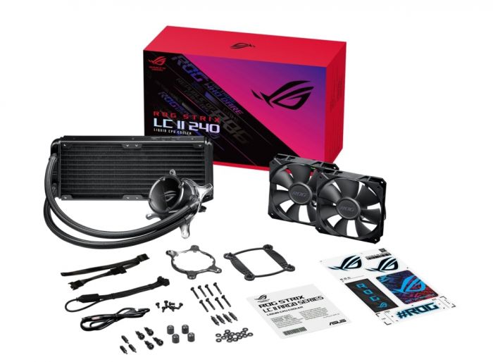 Система рідинного охолодження ASUS ROG STRIX LC II 240 Intel LGA 1700, 1200, 115x, 2011, 2011-3, 2066 AMD AM4, TR4