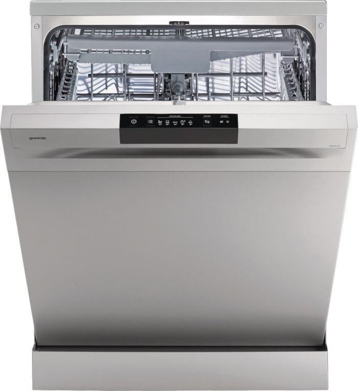 Посудомийна машина Gorenje GS620E10S, 14компл., A++, 60см, дисплей, 3 кошика, AquaStop, сірий