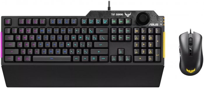 Комплект ASUS TUF GAMING COMBO K1&M3 RGB USB UKR/RU Black