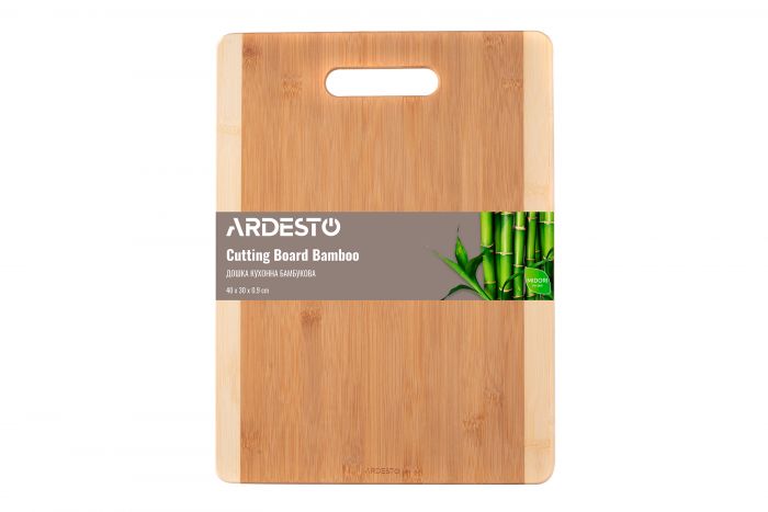 Дошка кухонна Ardesto Midori, 40*30*0.9 см, бамбук