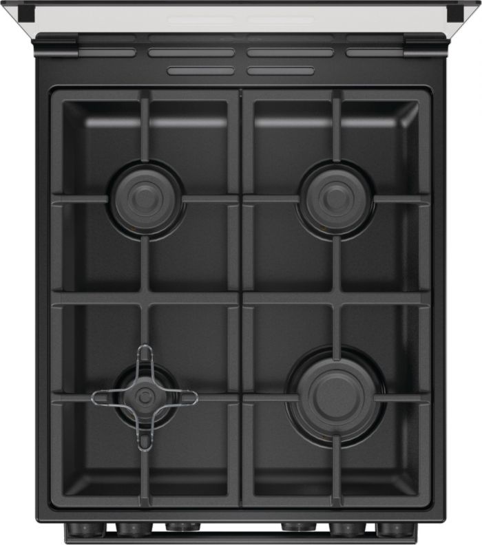 Плита Gorenje GK5C41BF комбінована, 70л, 50x60см, дисплей, чавун,  чорний