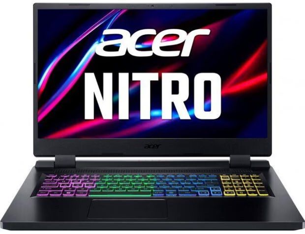 Ноутбук Acer Nitro 5 AN517-55 17.3QHD IPS 165Hz/Intel i7-12700H/32/1024F/NVD3070Ti-8/Lin/Black