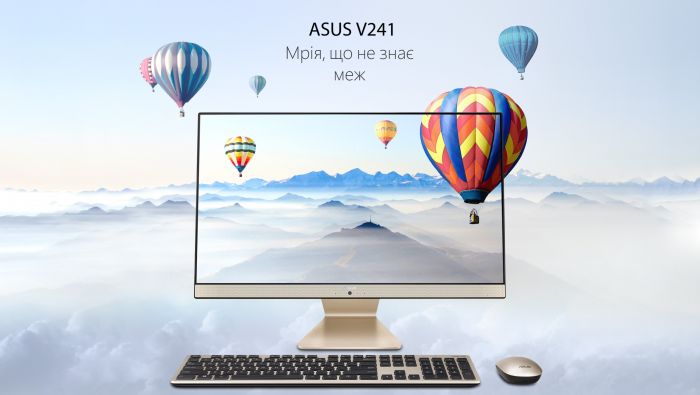 Персональний комп'ютер-моноблок ASUS V241EPK-BA049W 23.8FHD/Intel i7-1165G7/16/512F/NVD330-2/kbm/W11