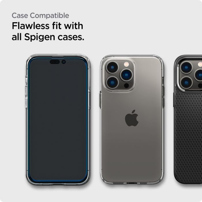 Захисне скло Spigen для Apple Iphone 14 Pro Max Glas tR Align Master FC (2 Pack), Black