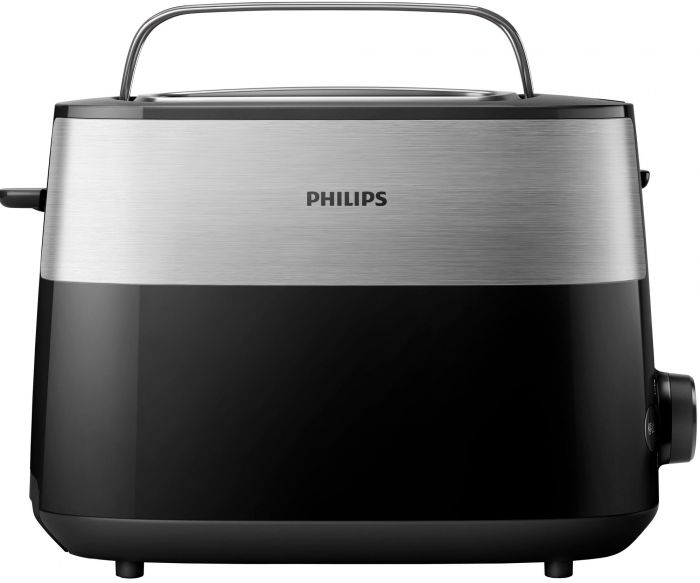 Тостер  Philips Daily Collection, 830Вт, пластик, кришка від пилу, чорний