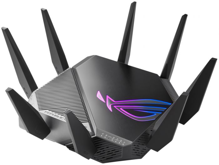 Маршрутизатор ASUS GT-AXE11000 Wi-Fi6E 4xGE LAN 1xGE WAN 1x2.5GE LAN/WAN MU-MIMO OFDMA MESH gaming