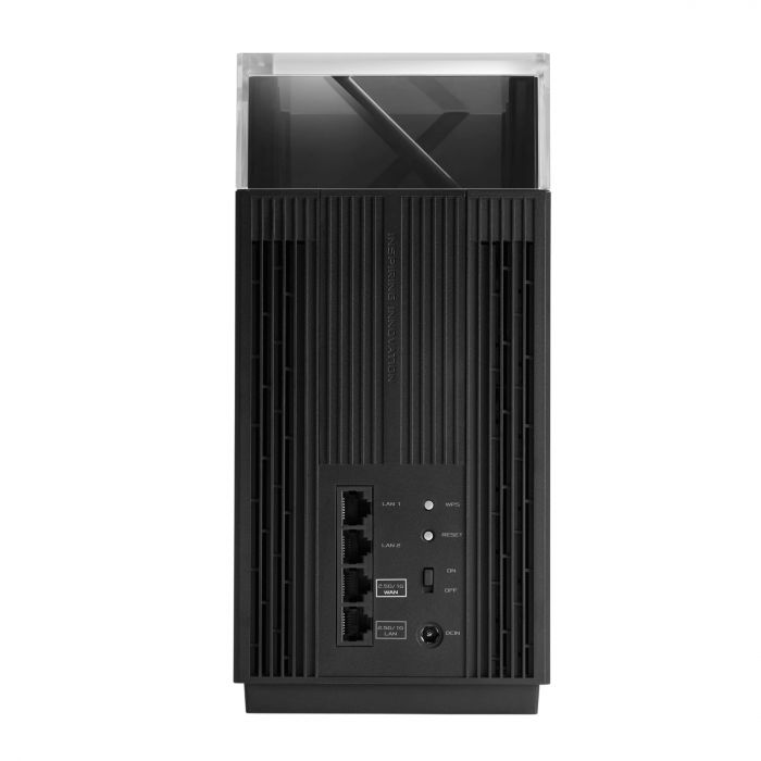 Маршрутизатор ASUS ZenWiFi Pro ET12 AXE11000 Wi-Fi6E 2PK 2xGE LAN 1x2.5GE LAN 1x2.5GE LAN 1x2.5GE WAN MU-MIMO OFDMA MESH