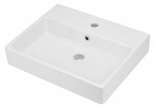 Раковина Deante Temisto кераміка, прямокутник, без крила, 500х400х130мм, чаша - 1, накладна, білий