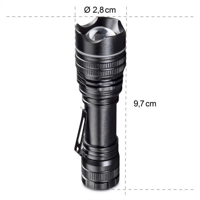 Ліхтар Hama Professional 1 LED Torch L100 Black