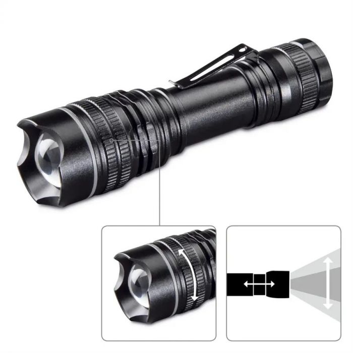 Ліхтар Hama Professional 1 LED Torch L100 Black