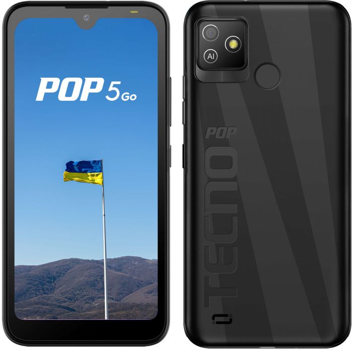 Смартфон TECNO POP 5 Go (BD1) 1/16Gb Dual SIM Aether Black