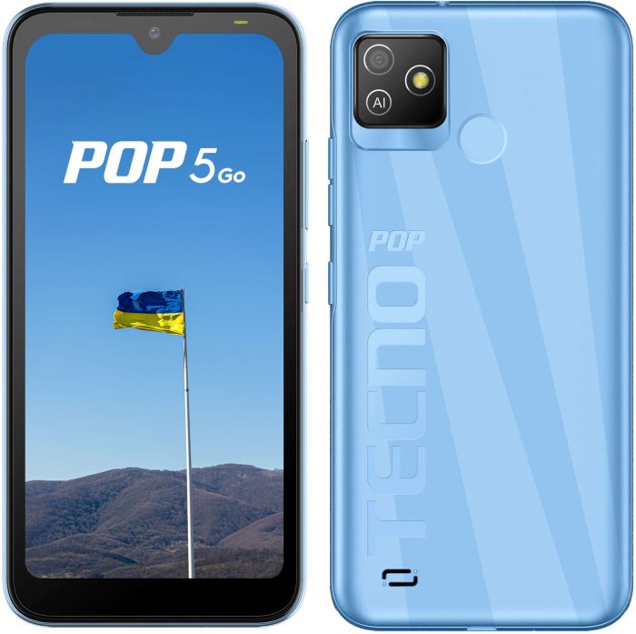 Смартфон TECNO POP 5 Go (BD1) 1/16Gb Dual SIM Diamond Blue