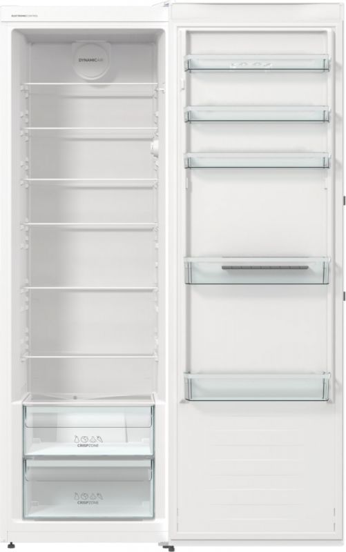 Холодильна камера Gorenje R619EEW5, 186x60х66, 398л, А++, електронне упр, зона св-ті, білий