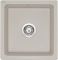 Мийка кухонна Deante Sabor, кераміка, квадрат, без крила, 450х478х217мм, чаша - 1, врізна+накладна, капучiно