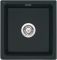 Мийка кухонна Deante Sabor, кераміка, квадрат, без крила, 450х478х217мм, чаша - 1, врізна+накладна, чорний