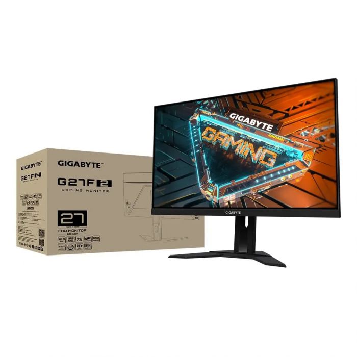 Монітор LCD GIGABYTE 27" G27F-2, 2xHDMI, DP, 2xUSB, Audio, IPS, 170Hz, 1mc, 95%DCI-P3, FreeSync, HAS