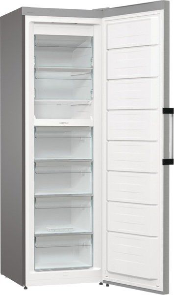 Морозильна камера Gorenje FN619EAXL6, Висота - 185см, Глибина-66 см,  280л, А++, NF, Дисплей, Інвертор, матовий нерж