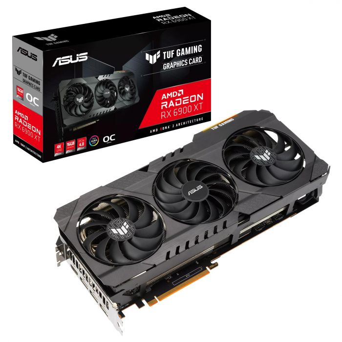 Відеокарта ASUS Radeon RX 6900 XT 16GB GDDR6 TUF OC TUF-RX6900XT-O16G-GAMING