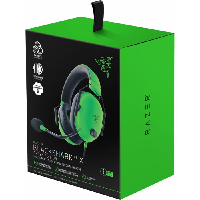 Гарнітура Razer Blackshark V2 X 3.5мм Green