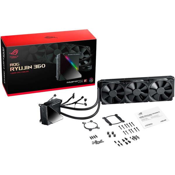 Система рідинного охолодження ASUS ROG RYUJIN 360 LGA 115x,1366, 2011, 2011-3, 2066;AMD: AM4, TR4* OLED-дисплей вентиляторы Noctua iPPC