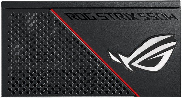 Блок живлення ASUS ROG STRIX  (550W), >90%, 80+ Gold, 135mm, 1xMB 24pin(20+4), 2xCPU 8pin(4+4), 3xMolex, 8xSATA, 2xPCIe 8pin(6+2), Fully Modular, ROG-STRIX-550G