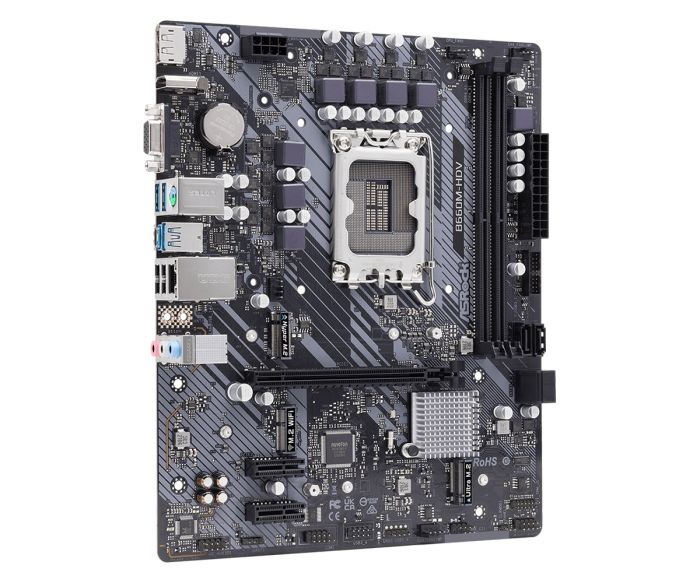 Материнська плата ASRock B660M-HDV s1700 B660 2xDDR4 HDMA VGA mATX