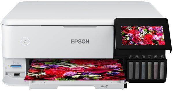 БФП ink color А4 Epson EcoTank L8160 32_32 ppm Duplex USB Ethernet Wi-Fi 6 inks Black Pigment