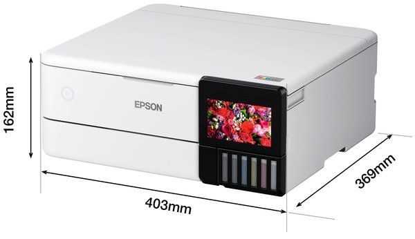 БФП ink color А4 Epson EcoTank L8160 32_32 ppm Duplex USB Ethernet Wi-Fi 6 inks Black Pigment