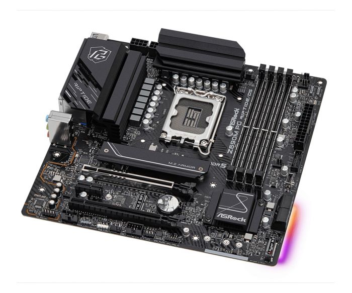 Материнська плата ASRock Z690M PG RIPTIDE/D5 s1700 Z690M 4xDDR5 M.2 HDMI DP VGA mATX