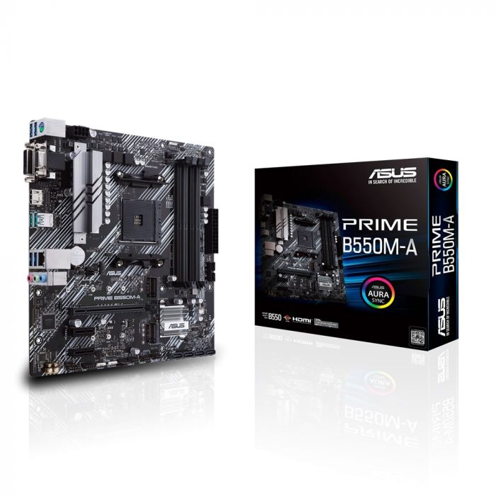 Материнcька плата ASUS PRIME B550M-A sAM4 B550 4xDDR4 M.2 HDMI-DVI-VGA mATX