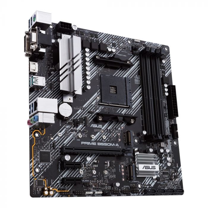 Материнcька плата ASUS PRIME B550M-A sAM4 B550 4xDDR4 M.2 HDMI-DVI-VGA mATX