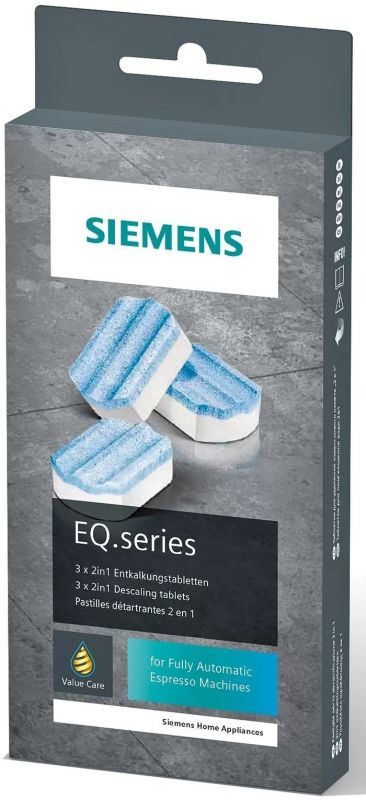 Набір для чистки кавоварок Siemens, 3т. від накипу