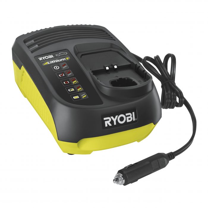 Зарядний пристрій Ryobi RC18118C, ONE+ 18В, з живленням від автомобільної мережі 12В