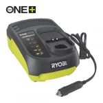Зарядний пристрій Ryobi RC18118C, ONE+ 18В, з живленням від автомобільної мережі 12В Зарядний пристрій Ryobi RC18118C, ONE+ 18В, з живленням від автомобільної мережі 12В