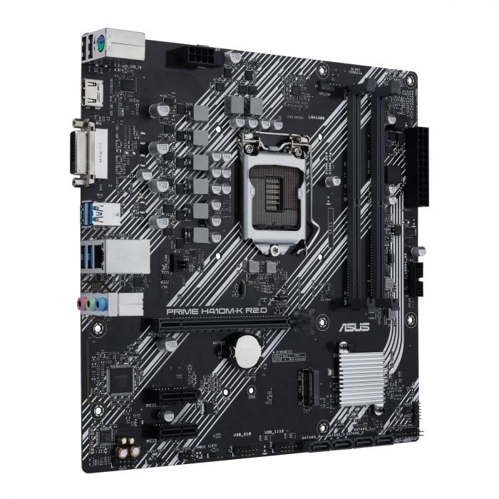 Материнcька плата ASUS PRIME H410M-K R2.0 s1200 H410 2xDDR4 DVI-VGA mATX