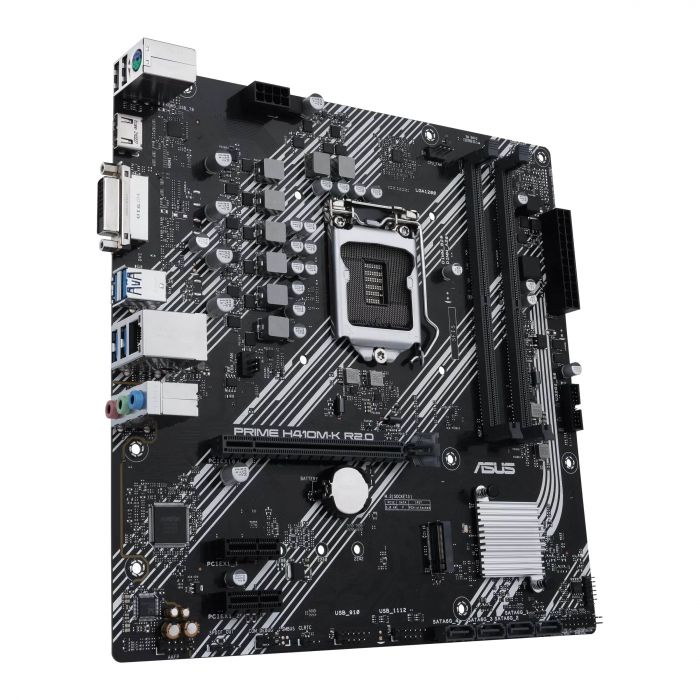 Материнcька плата ASUS PRIME H410M-K R2.0 s1200 H410 2xDDR4 DVI-VGA mATX