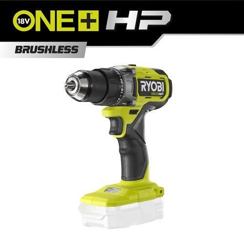 Шуруповерт-дриль RYOBI RDD18X-0 ONE+ HP,18В, безщіткова, 95Нм, електроніка, що стежить, LED підсвічування (без АКБ і ЗУ)