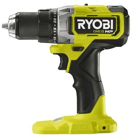 Шуруповерт-дриль RYOBI RDD18X-0 ONE+ HP,18В, безщіткова, 95Нм, електроніка, що стежить, LED підсвічування (без АКБ і ЗУ)