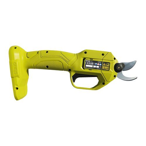 Секатор Ryobi RY18SCA-115P, акумуляторний ONE+, 18В, АКБ 1.5 Ач, до 25 мм, з кобурою та точильним каменем