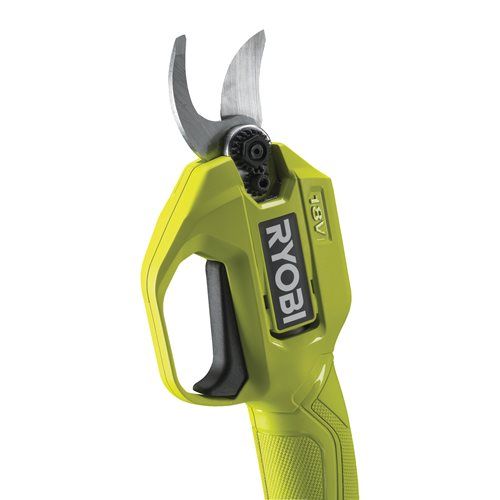 Секатор Ryobi RY18SCA-115P, акумуляторний ONE+, 18В, АКБ 1.5 Ач, до 25 мм, з кобурою та точильним каменем