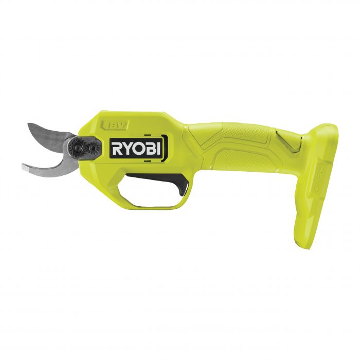 Секатор Ryobi RY18SCA-115P, акумуляторний ONE+, 18В, АКБ 1.5 Ач, до 25 мм, з кобурою та точильним каменем