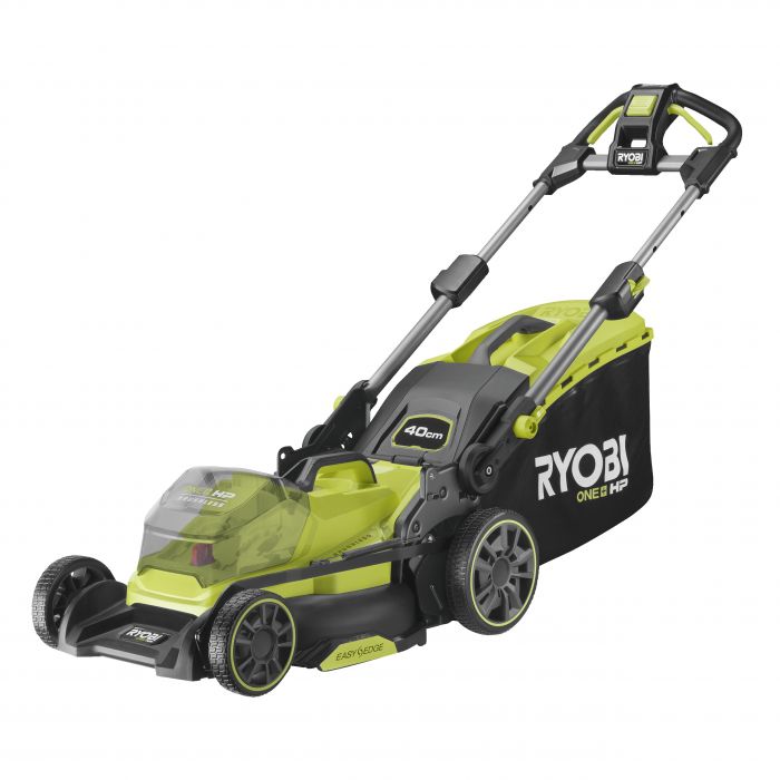 Газонокосарка акумуляторна Ryobi RY18LMX40B-0, ONE+ 18В, 40см, 40л, 18.2кг, 25-70мм, безщет., мульчування, до 400м2 (без АКБ та ЗП)