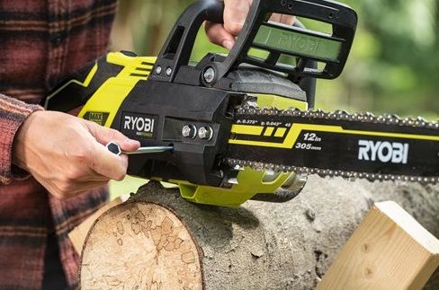 Пила ланцюгова акумуляторна Ryobi RY36CSX40B-160P, шина 40см Oregon MAX POWER 36В, АКБ 1х6Аг, безщіткова, бічний двигун