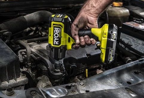 Гайковерт ударний RYOBI RIW18X-0 ONE+ акумуляторний, 900 Нм, безщітковий, 4 режими, підсвічування, 1.7 кг (без АКБ та ЗУ)