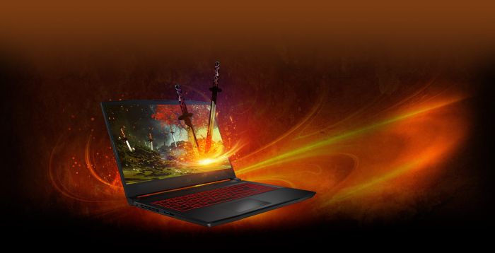 Ноутбук MSI GF66 Katana 15.6" FHD 144Hz/Intel i7-11800H/16/512GB/NVD3050TI-4/DOS