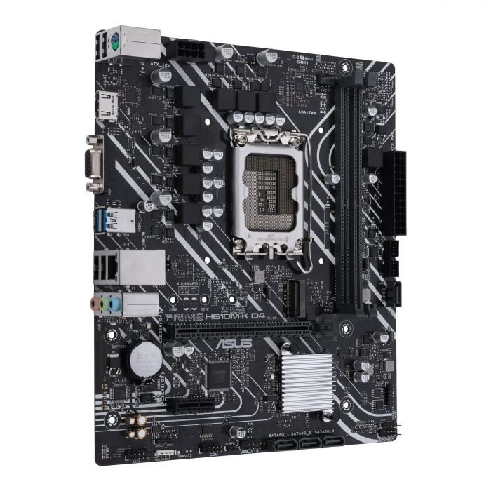 Материнcька плата ASUS PRIME H610M-K D4 s1700 H610 2xDDR4 M.2 HDMI-VGA mATX