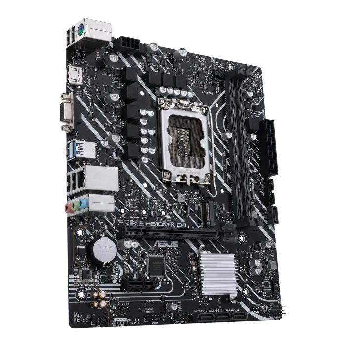 Материнcька плата ASUS PRIME H610M-K D4 s1700 H610 2xDDR4 M.2 HDMI-VGA mATX