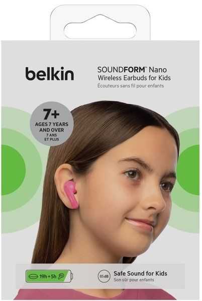 Навушники Belkin Soundform Nano True Wireless Pink