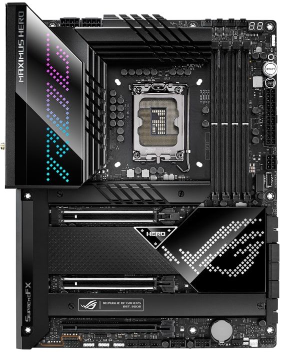 Материнcька плата ASUS ROG MAXIMUS Z690 HERO s1700 Z690 4xDDR5 M.2 HDMI-DP Wi-Fi BT ATX