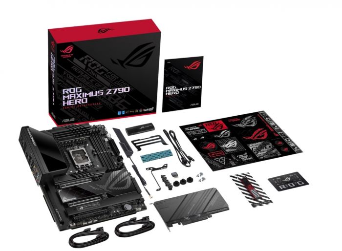 Материнcька плата ASUS ROG MAXIMUS Z790 HERO s1700 Z790 4xDDR5 M.2 HDMI-Thunderbolt Wi-Fi BT ATX